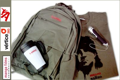 Pack de acampada John Rambo